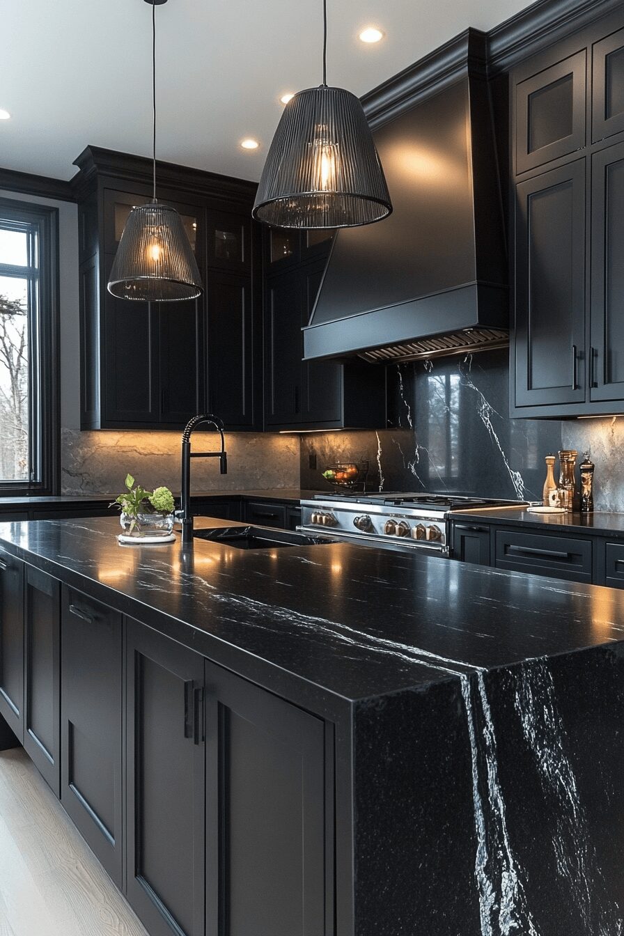 29 Black Granite Countertops Kitchen Designs That Define Classic Luxury 24 black granite countertops kitchen