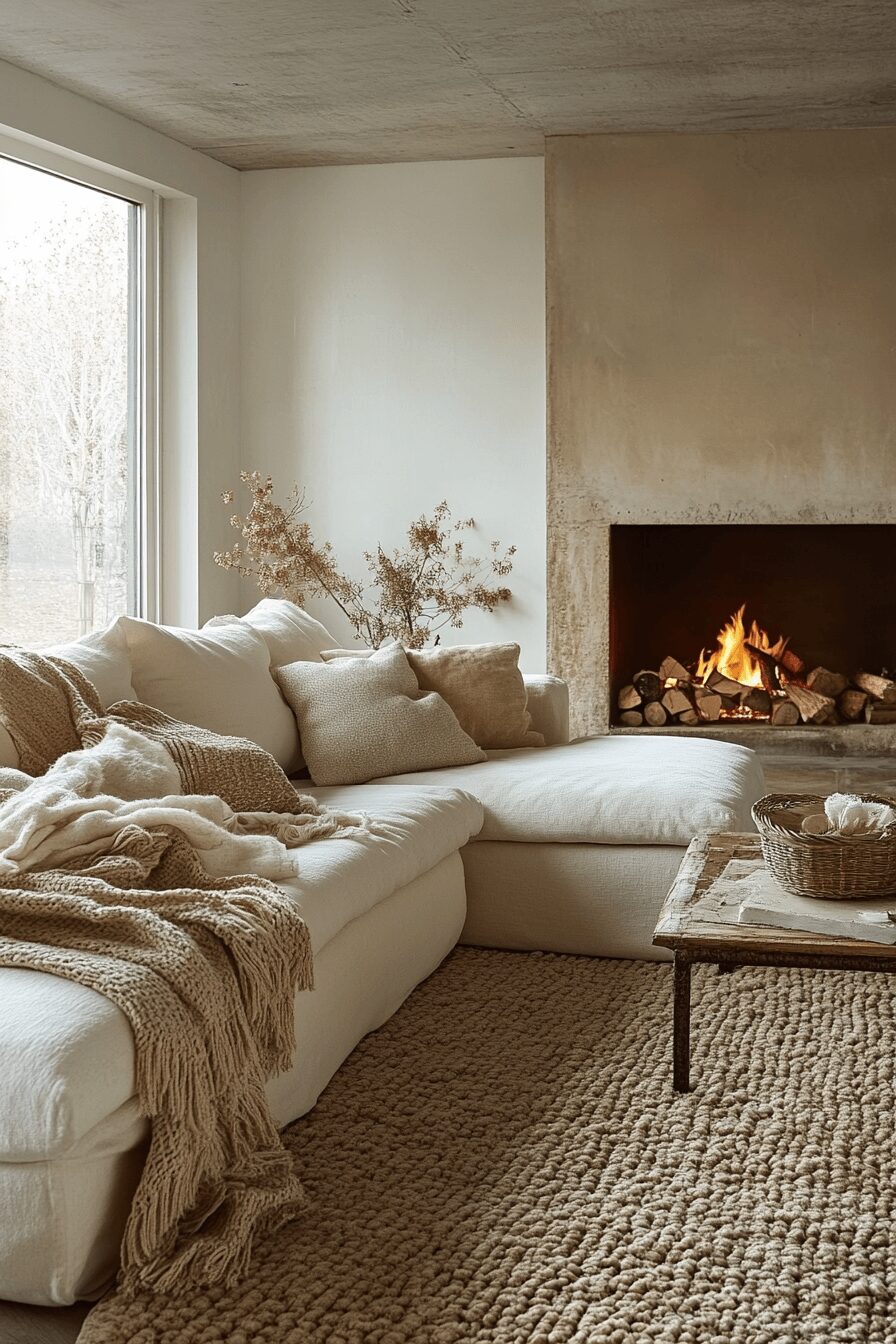 29 Cream Couch Living Room Inspirations That Brighten and Uplift Your Home 24 cream couch living room