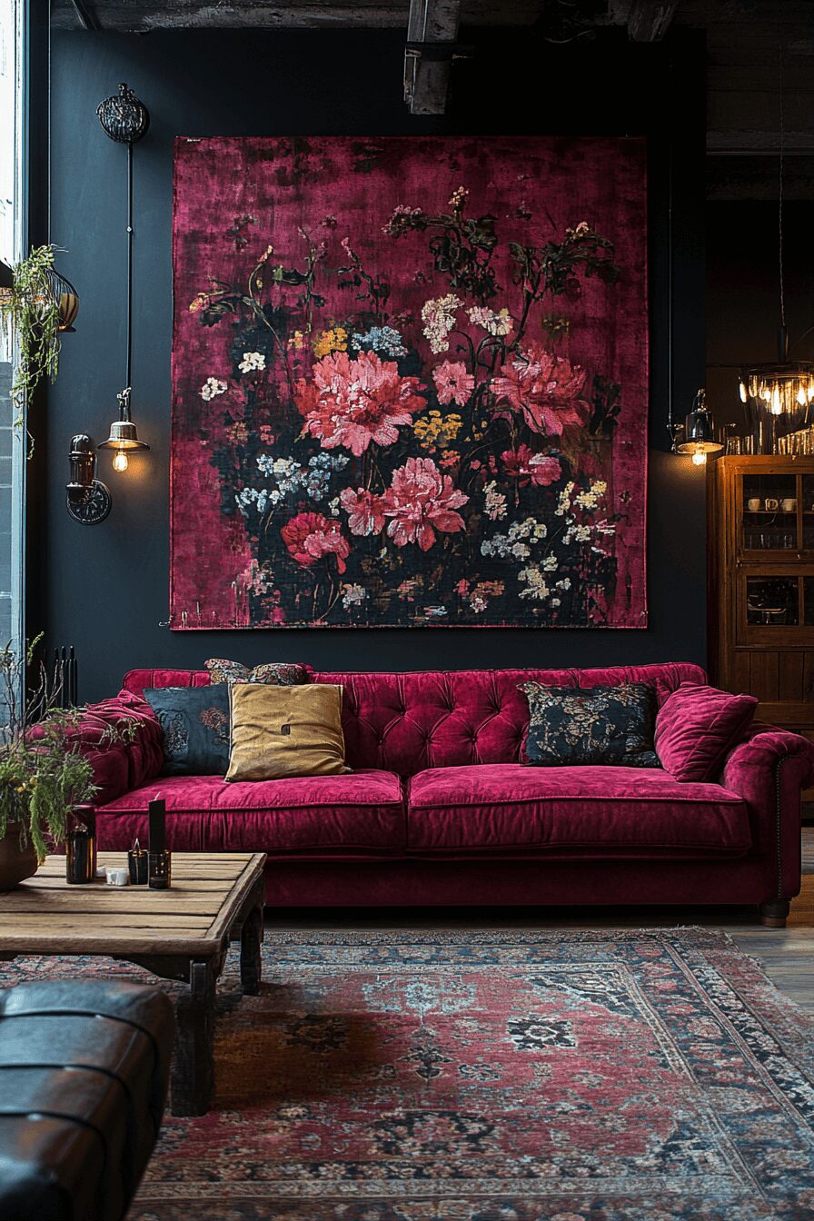 29 Burgundy Couch Living Room Ideas That Add Warmth and Style 25 burgundy couch living room