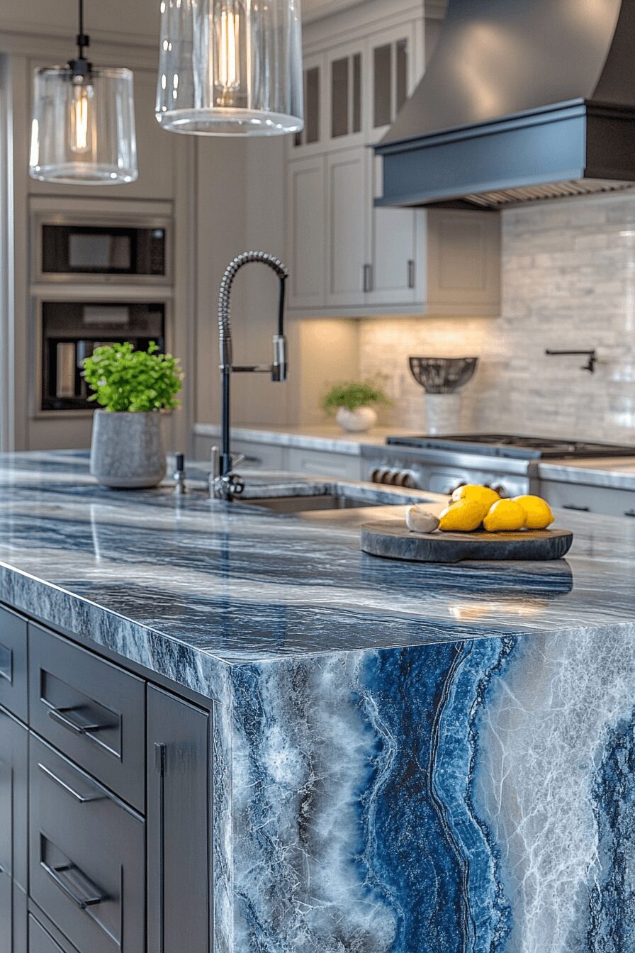 29 Blue Granite Countertops to Inspire Bold and Beautiful Designs 25 blue granite countertops