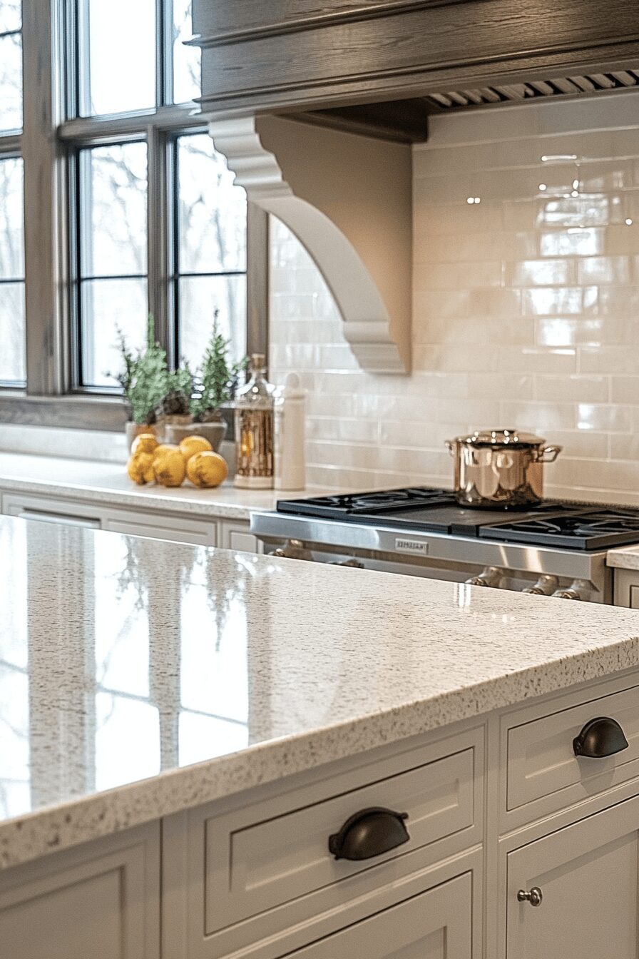 29 White Granite Countertops to Add Fresh Elegance to Your Home 25 white granite countertops
