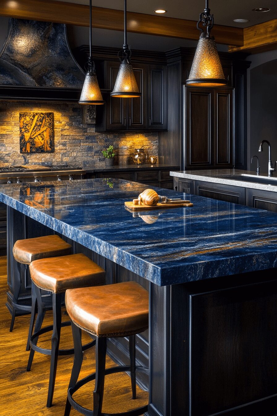 29 Blue Granite Countertops to Inspire Bold and Beautiful Designs 26 blue granite countertops