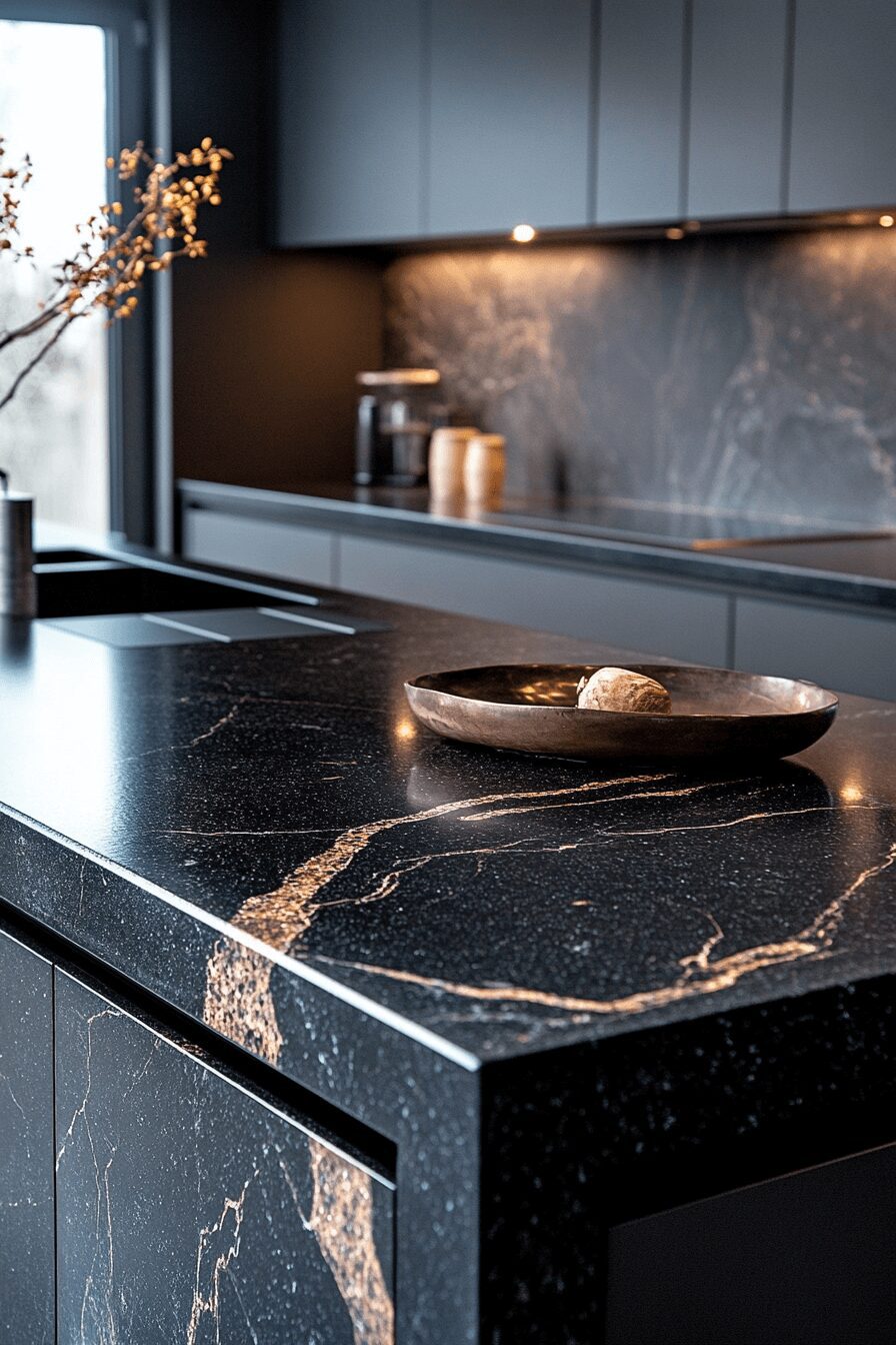 29 Black Granite Countertops Kitchen Designs That Define Classic Luxury 27 black granite countertops kitchen