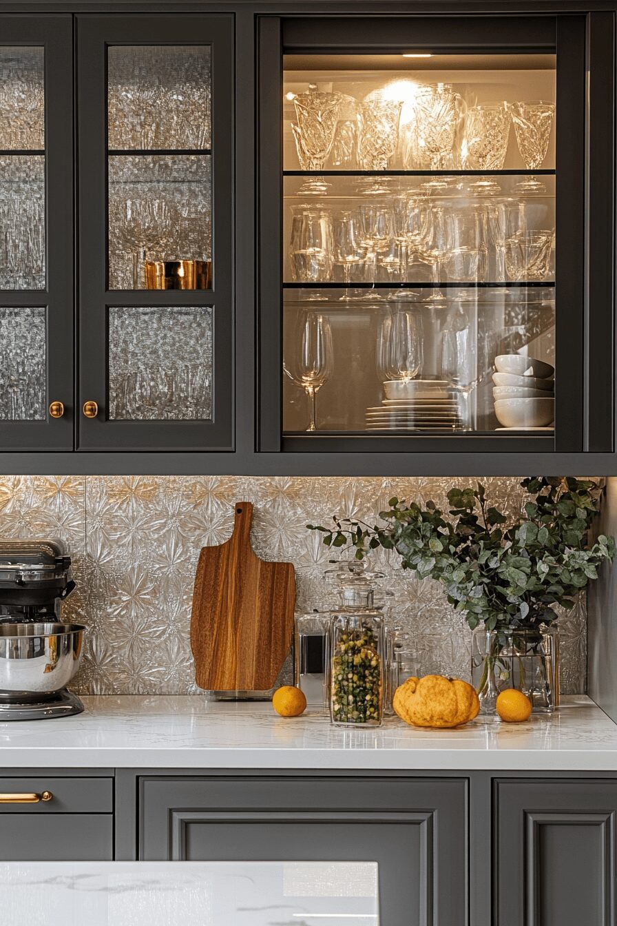 29 Fluted Glass Kitchen Cabinets That Transform Your Kitchen Into a Dreamy Haven 27 fluted glass kitchen cabinets