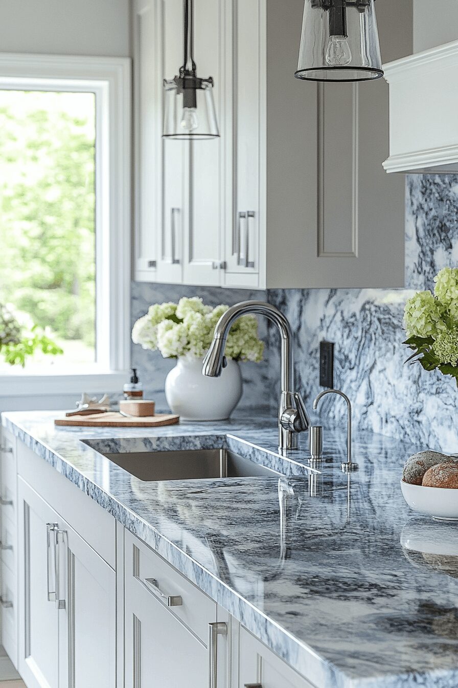29 Blue Granite Countertops to Inspire Bold and Beautiful Designs 28 blue granite countertops