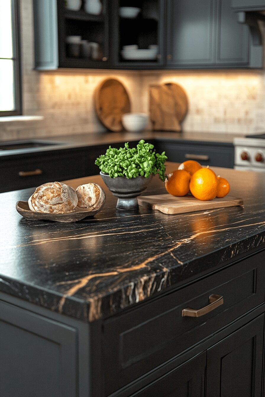 29 Black Granite Countertops Kitchen Designs That Define Classic Luxury 28 black granite countertops kitchen