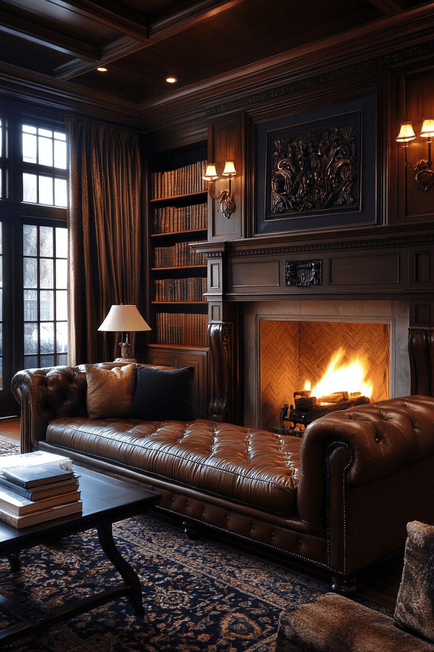 29 Cognac Couch Living Room Ideas That Make Your Space Feel Inviting 28 cognac couch living room ideas