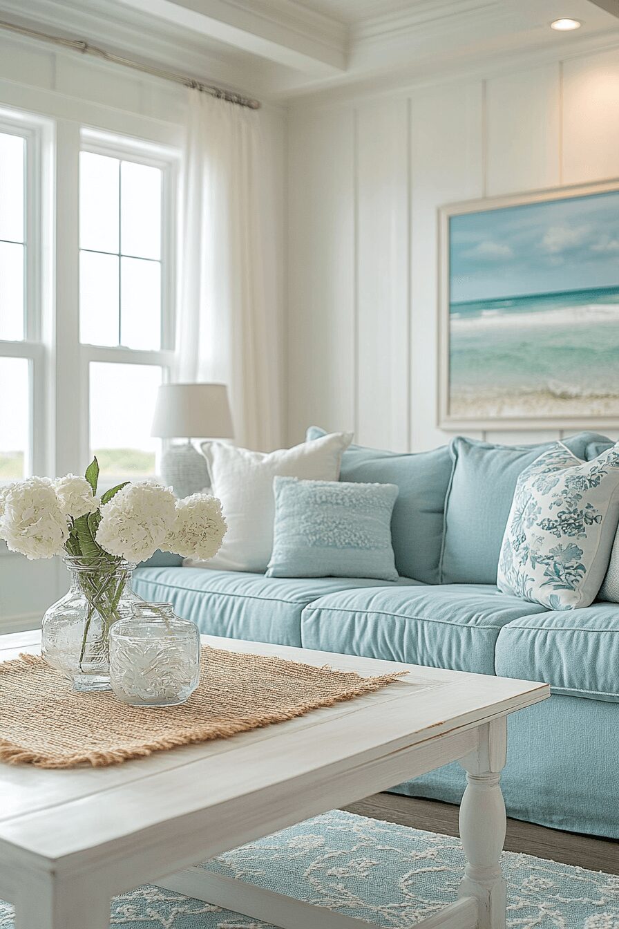 29 Teal Couch Living Room Designs for a Cheerful and Relaxing Home 3 teal couch living room