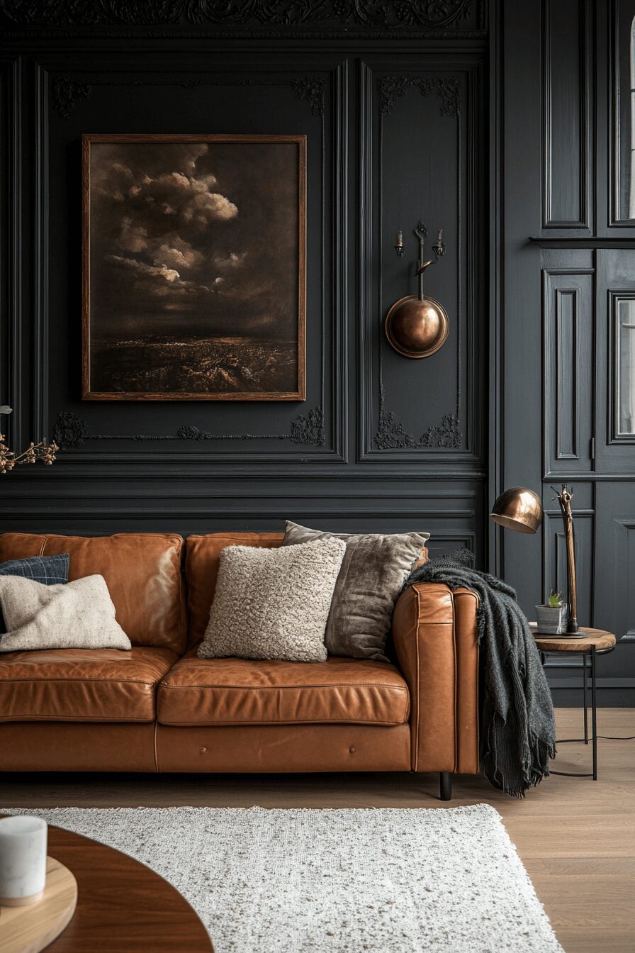 29 Cognac Couch Living Room Ideas That Make Your Space Feel Inviting 3 cognac couch living room ideas