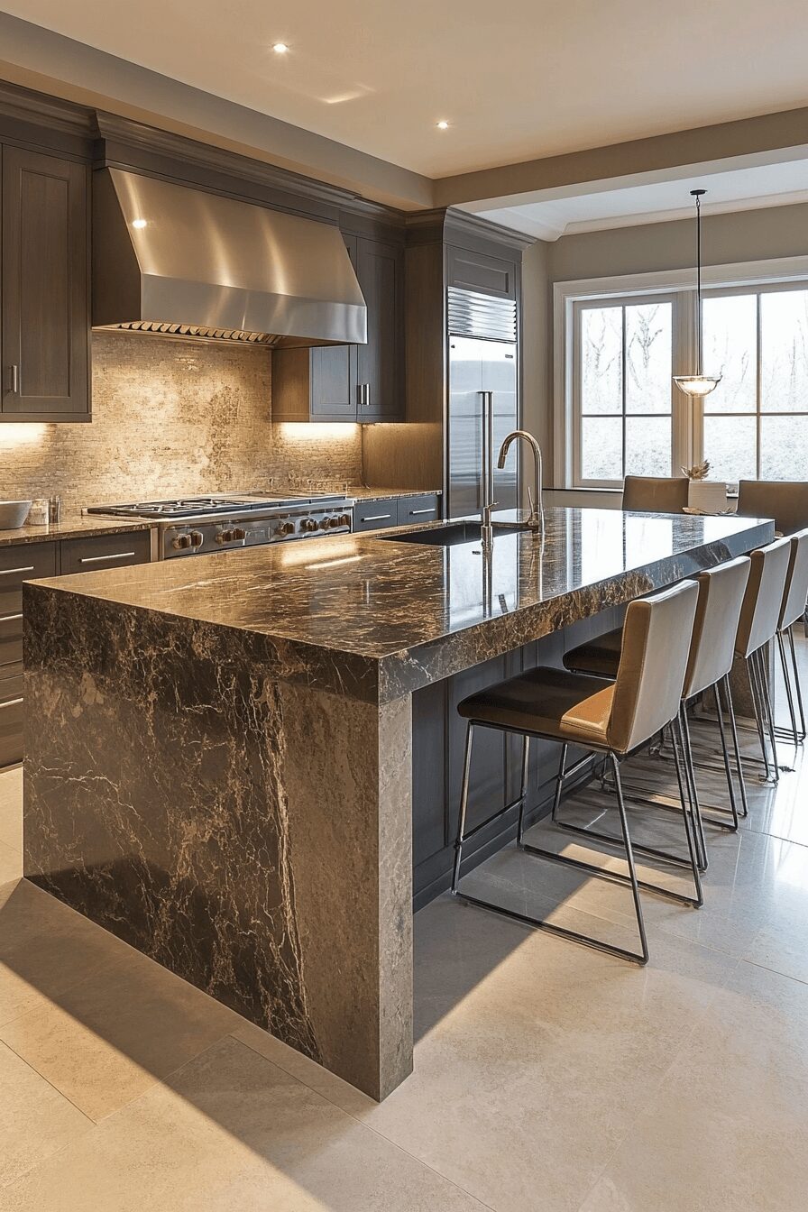 29 Brown Granite Countertops to Transform Kitchens With Lasting Beauty 3 brown granite countertops