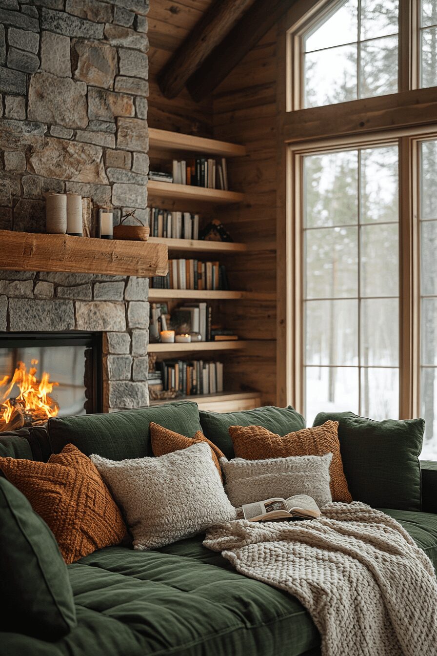 29 Olive Green Couch Living Room Ideas to Create a Fresh and Inviting Retreat 3 olive green couch living room ideas