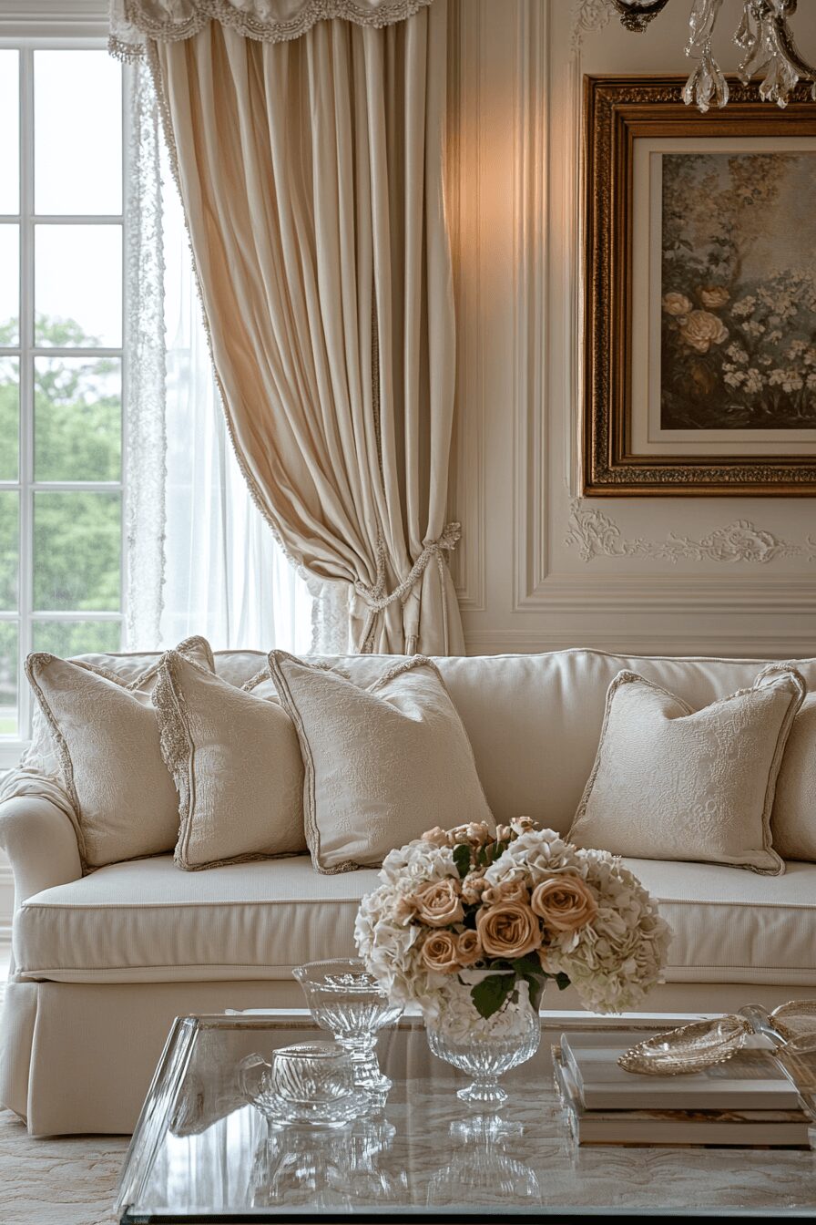 29 Cream Couch Living Room Inspirations That Brighten and Uplift Your Home 4 cream couch living room