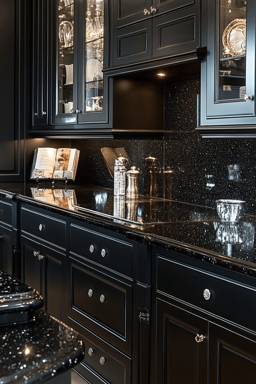 29 Black Granite Countertops Kitchen Designs That Define Classic Luxury 4 black granite countertops kitchen