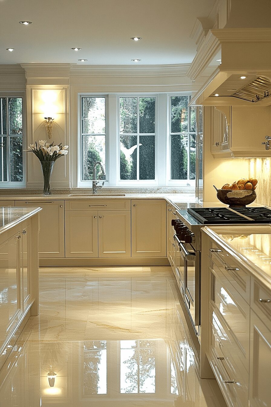 29 Ivory Kitchen Cabinets That Add Soft Sophistication to Your Kitchen 4 ivory kitchen cabinets