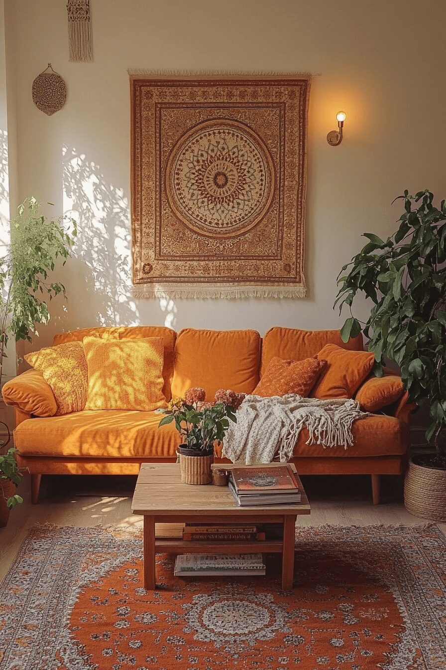 29 Rust Couch Living Room Ideas That Make Your Space Pop 5 rust couch living room ideas