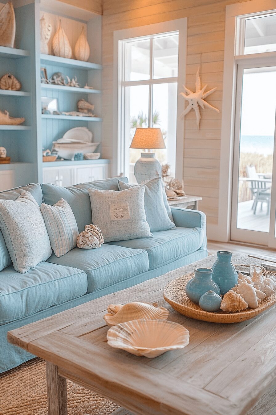 29 Blue Couch Living Room Ideas That Add Calm and Cheerful Energy 6 blue couch living room ideas
