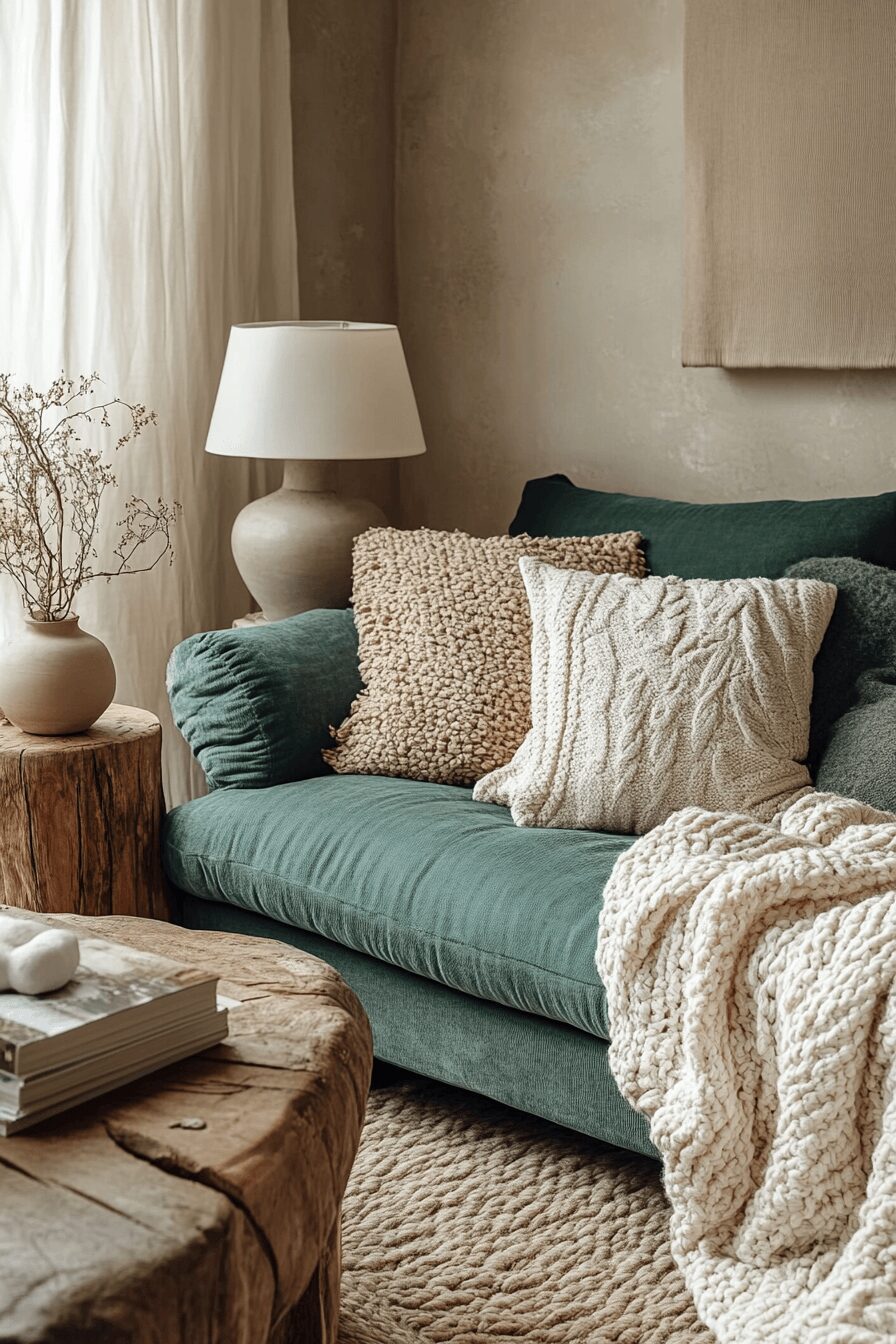 29 Teal Couch Living Room Designs for a Cheerful and Relaxing Home 6 teal couch living room
