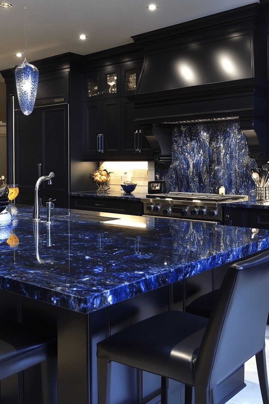 29 Blue Granite Countertops to Inspire Bold and Beautiful Designs 6 blue granite countertops