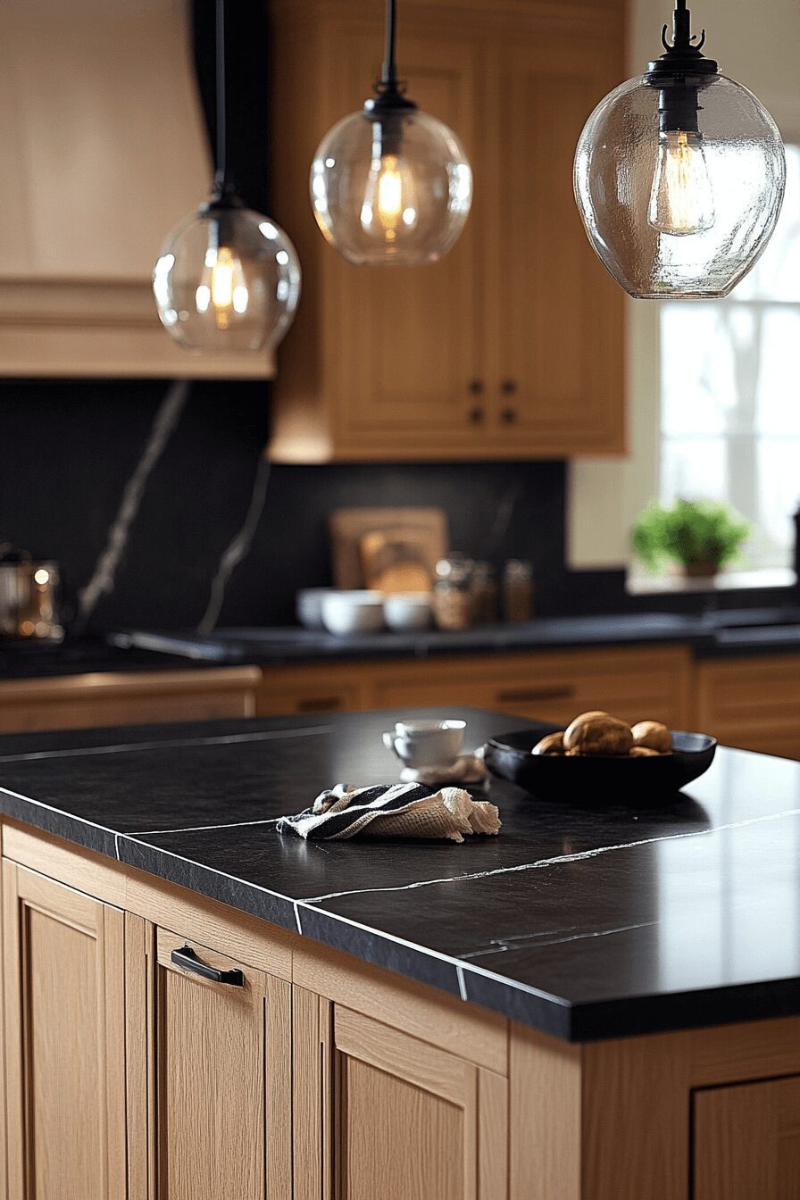 29 Black Quartz Countertops That Capture Modern Luxury at Its Finest 7 black quartz countertops