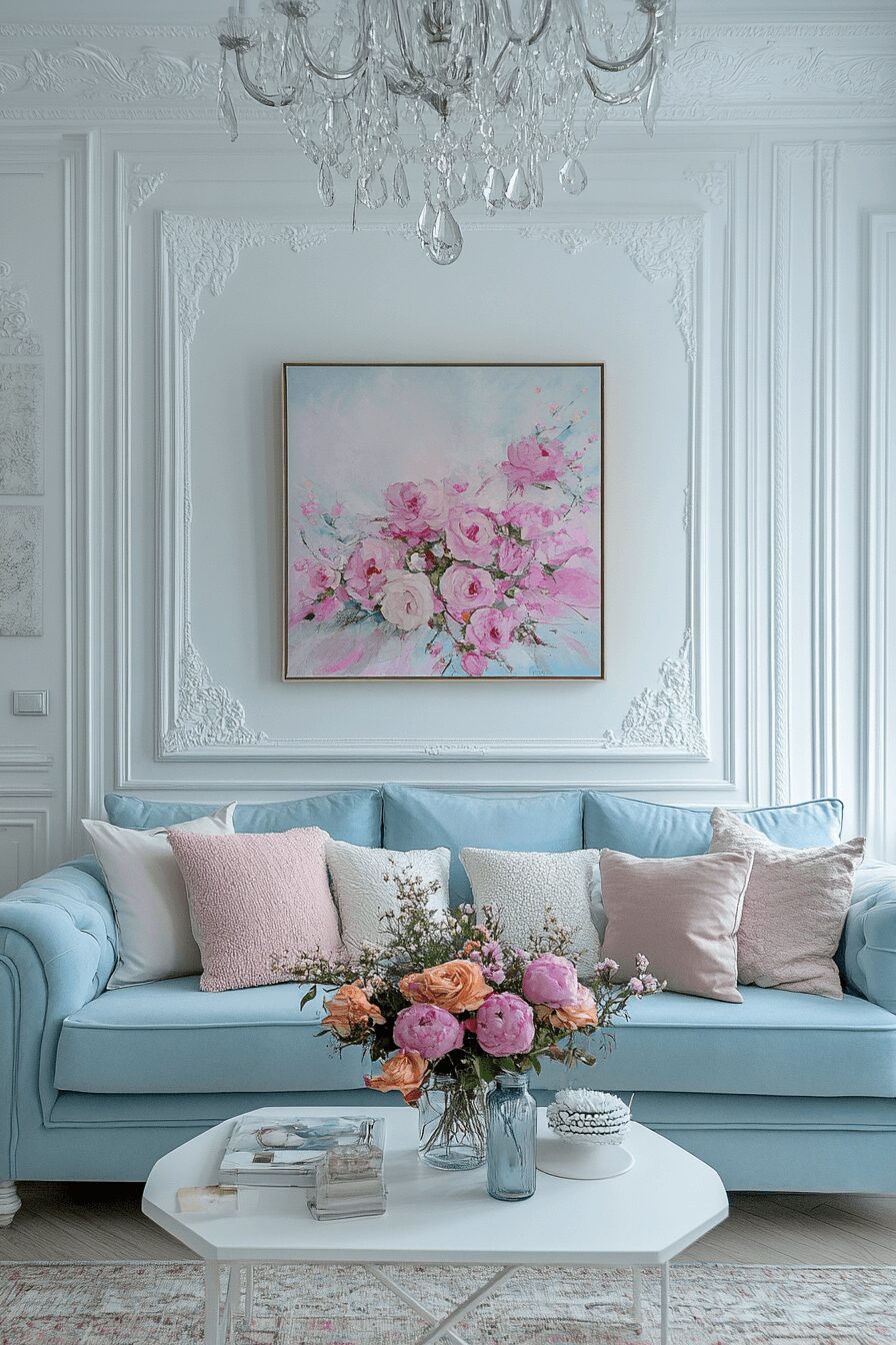 29 Blue Couch Living Room Ideas That Add Calm and Cheerful Energy 8 blue couch living room ideas