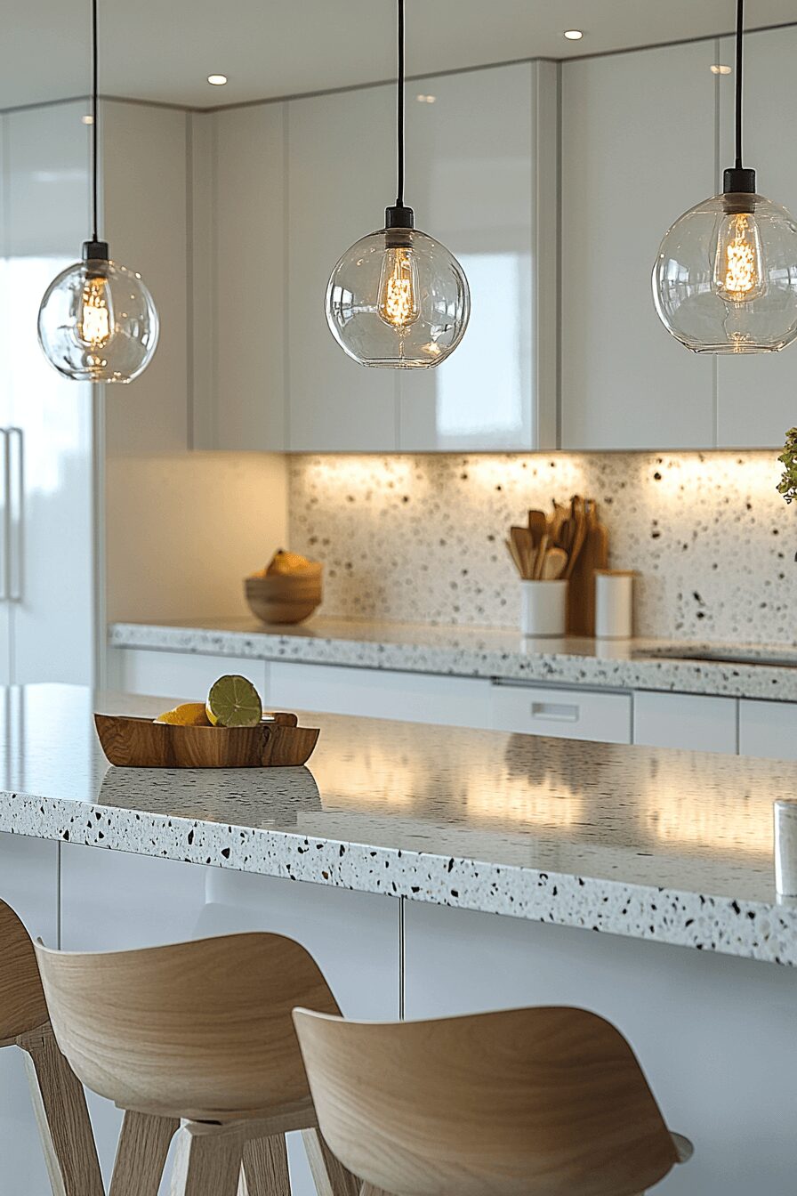 29 Recycled Glass Countertops That Sparkle With Sustainable Style 8 recycled glass countertops