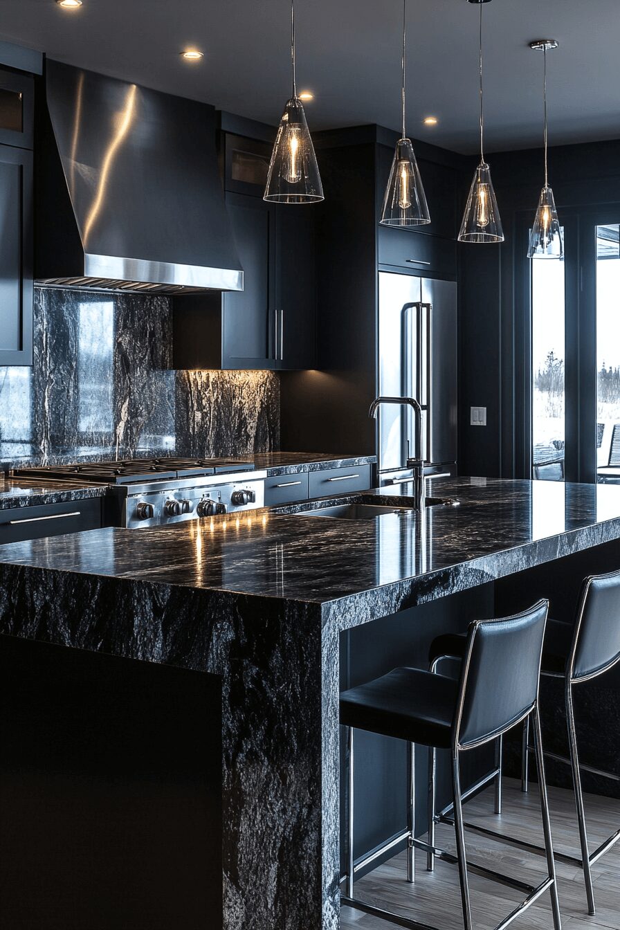 29 Granite Countertops to Create the Perfect Kitchen Aesthetic 9 granite countertops