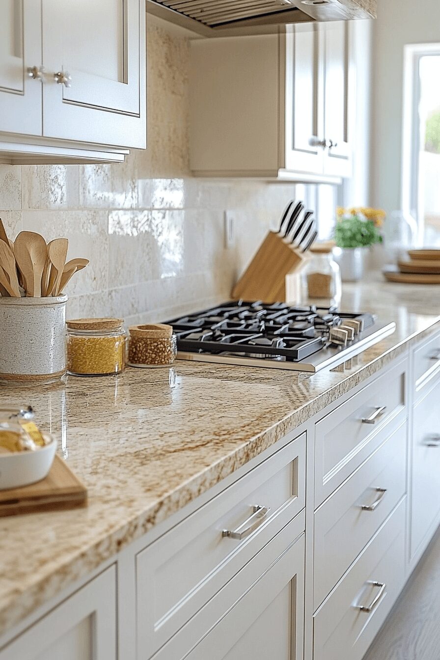 29 Brown Granite Countertops to Transform Kitchens With Lasting Beauty 9 brown granite countertops