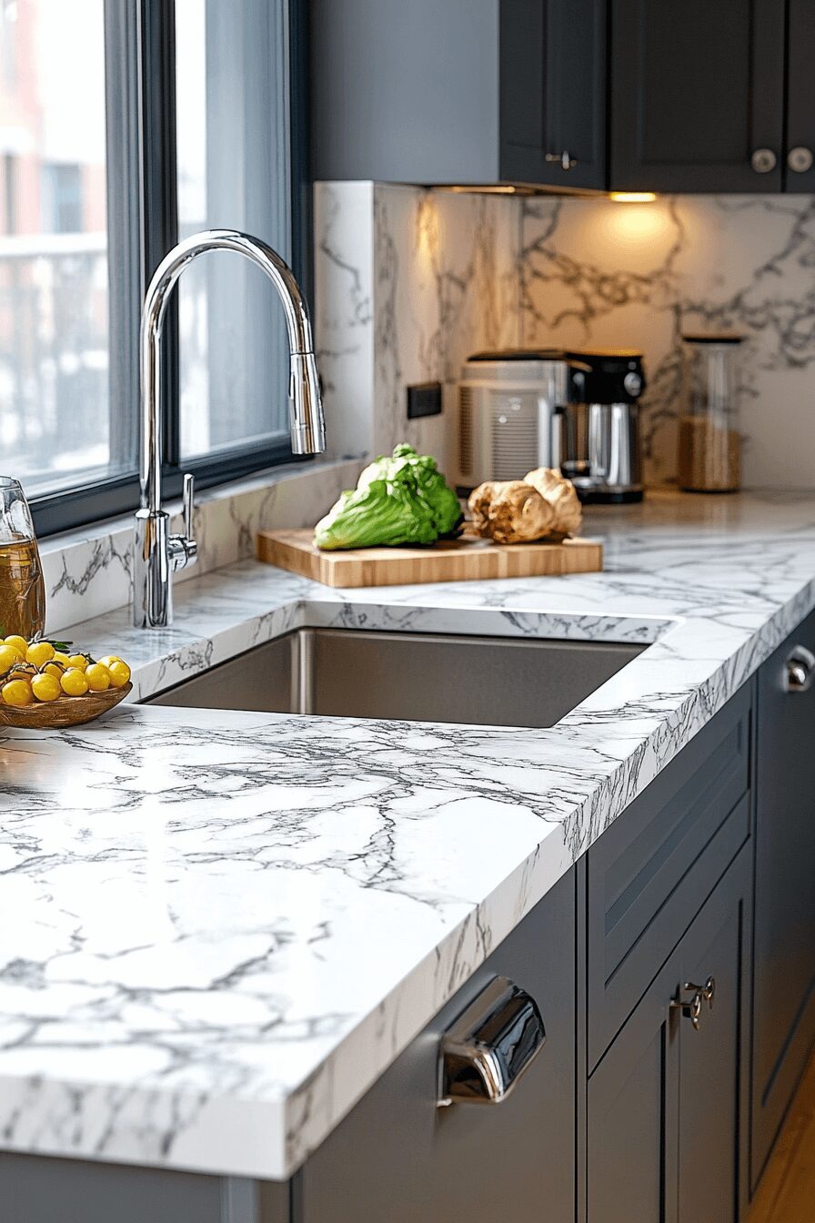29 Gorgeous Kitchen Countertops That Make Cooking More Enjoyable 9 kitchen countertops