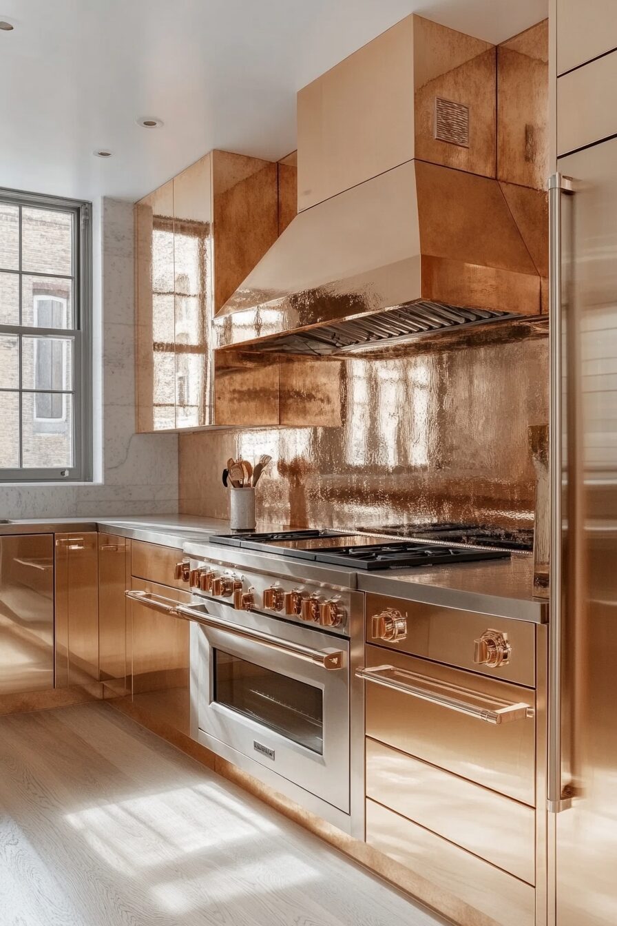 29 Rose Gold Kitchen Cabinets That Elevate Your Home’s Style 1 rose gold kitchen cabinets