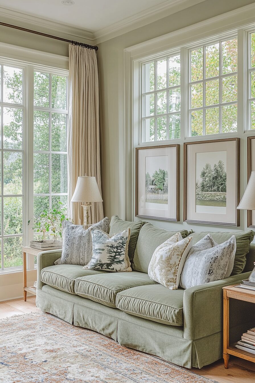 29 Olive Green Couch Living Room Ideas to Create a Fresh and Inviting Retreat 6 olive green couch living room ideas