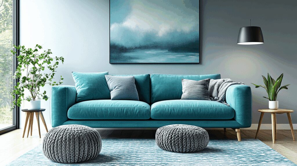 29 Blue Couch Living Room Ideas That Add Calm and Cheerful Energy 4 blue couch living room ideas