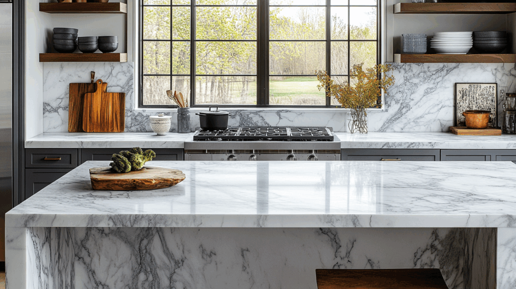 29 Marble Countertops That Add Grace and Glamour to Any Space 5 marble countertops