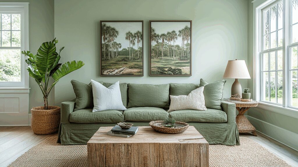 29 Olive Green Couch Living Room Ideas to Create a Fresh and Inviting Retreat 8 olive green couch living room ideas