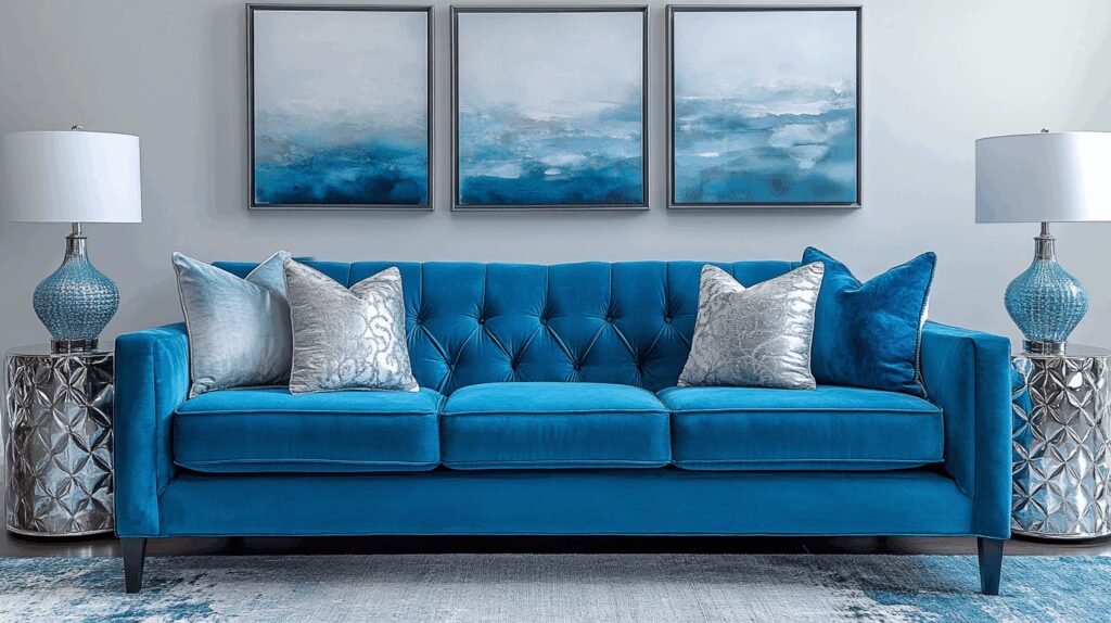 29 Teal Couch Living Room Designs for a Cheerful and Relaxing Home 10 teal couch living room