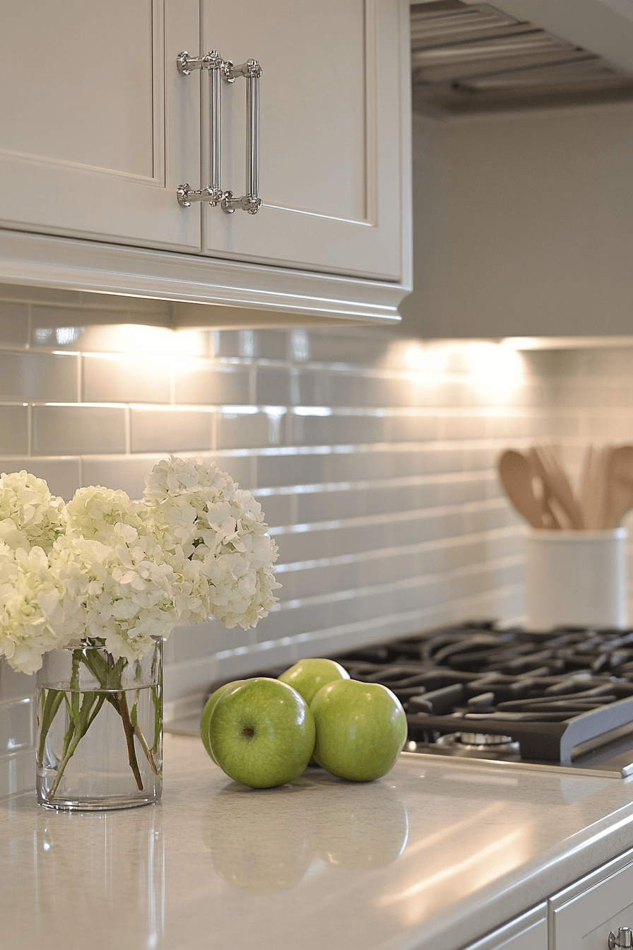 29 White Backsplash Kitchen Ideas That Spark Happy Modern Energy 1 white backsplash kitchen