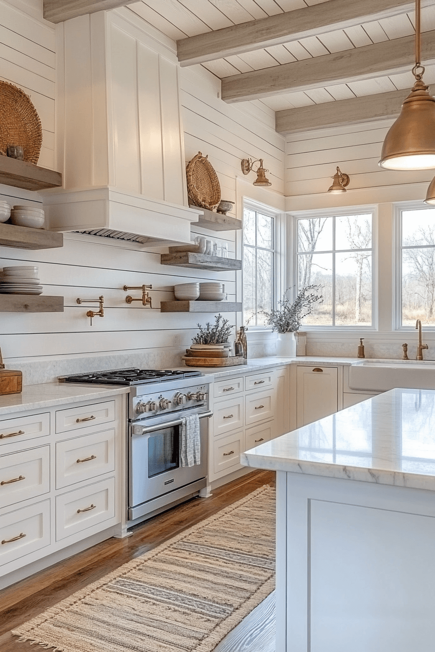 29 Farmhouse Kitchen Backsplash Ideas For A Light Airy Farmhouse Upgrade 1 farmhouse kitchen backsplash ideas