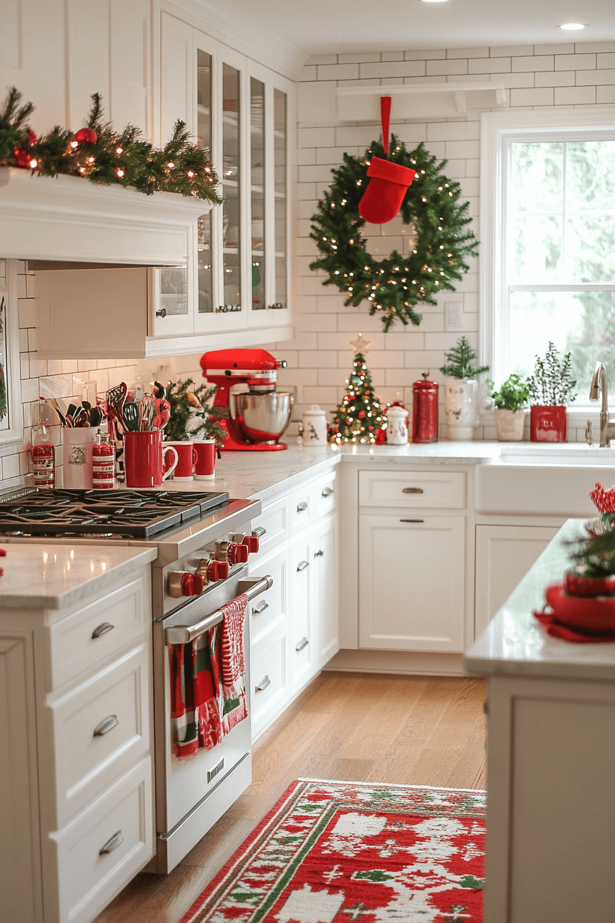 29 Christmas Kitchen Decor Ideas For A Bright Joy Filled Holiday Look 1 christmas kitchen decor