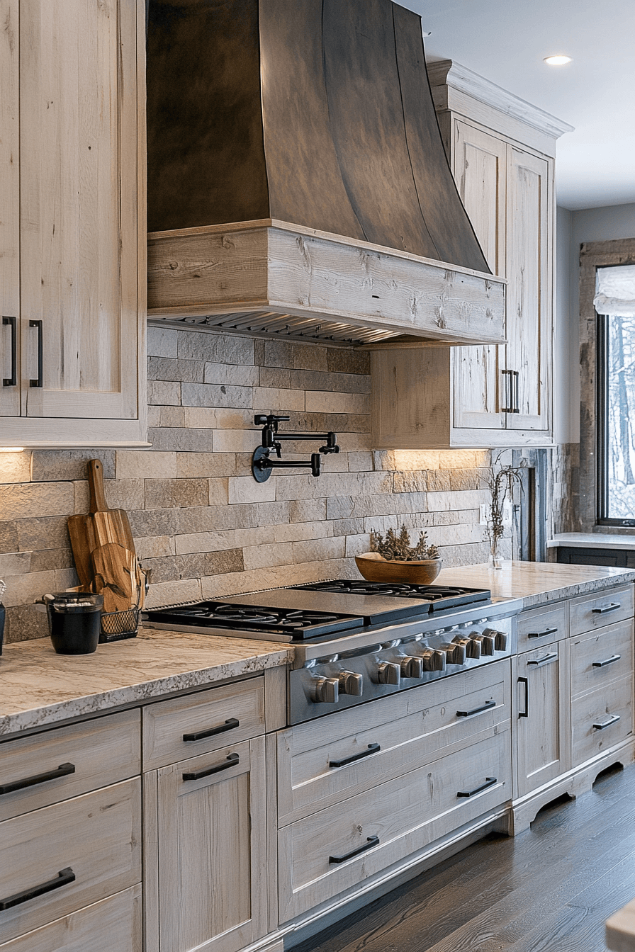 29 Rustic Kitchen Backsplash Ideas For A Charming Uplifting Transformation 1 rustic kitchen backsplash