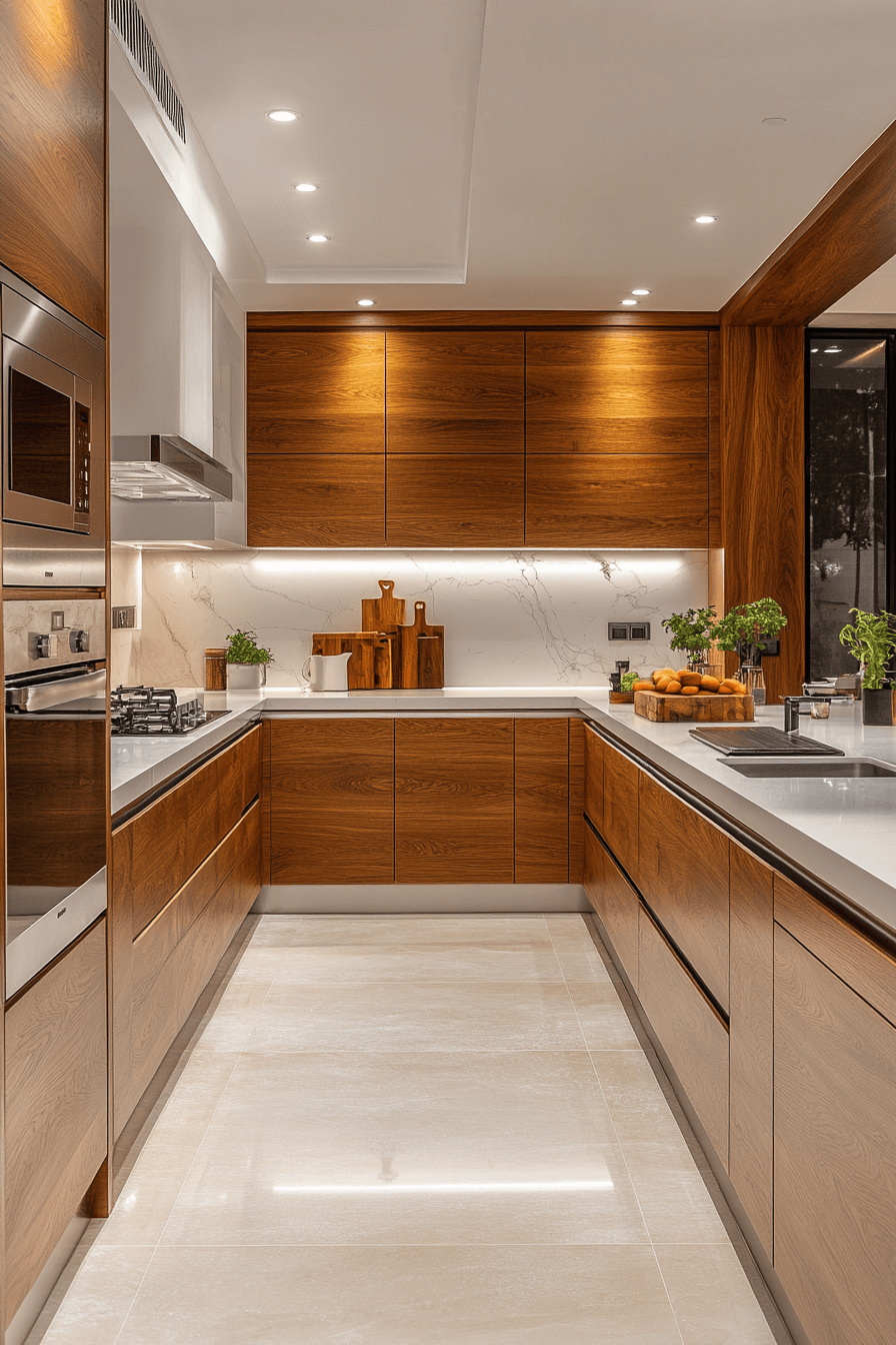 29 Oak Cabinets With White Countertops to Transform Kitchens With Pure Harmony 1 oak cabinets with white countertops
