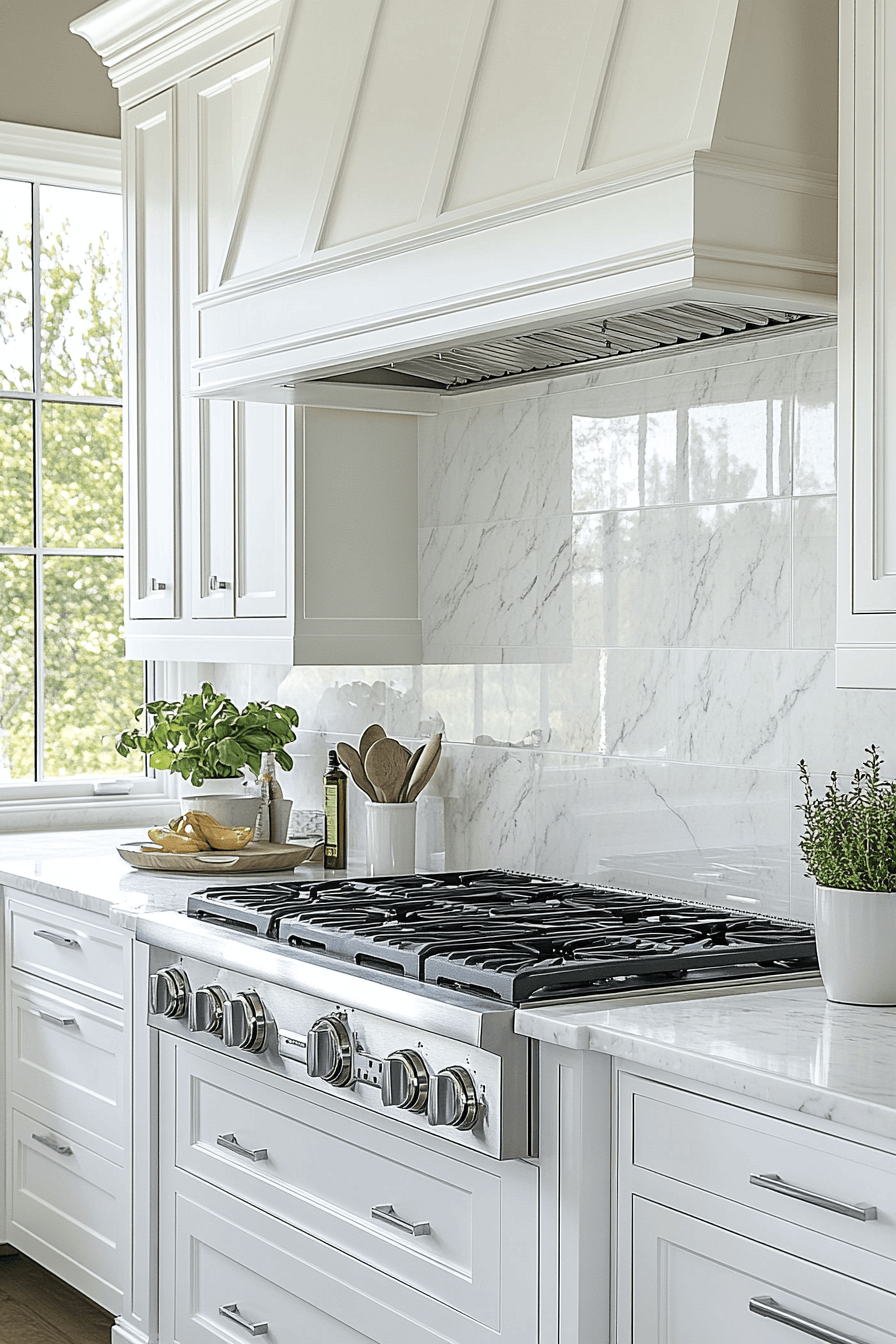 29 Marble Backsplash Inspirations To Create A Bright Modern Space 1 marble backsplash