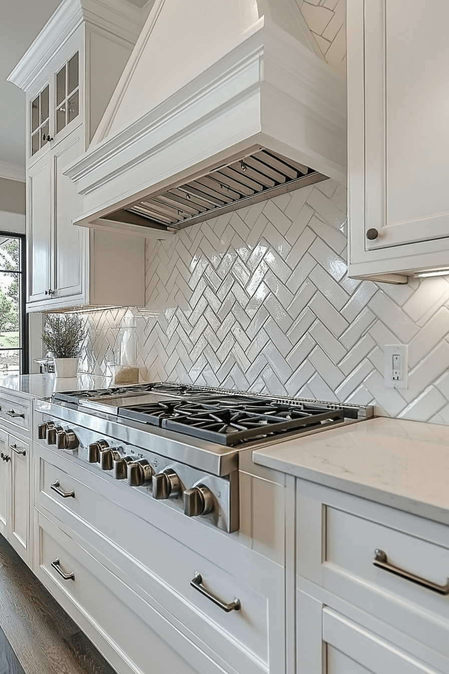 29 Herringbone Backsplash Ideas That Make Your Space Feel Inspired 1 herringbone backsplash