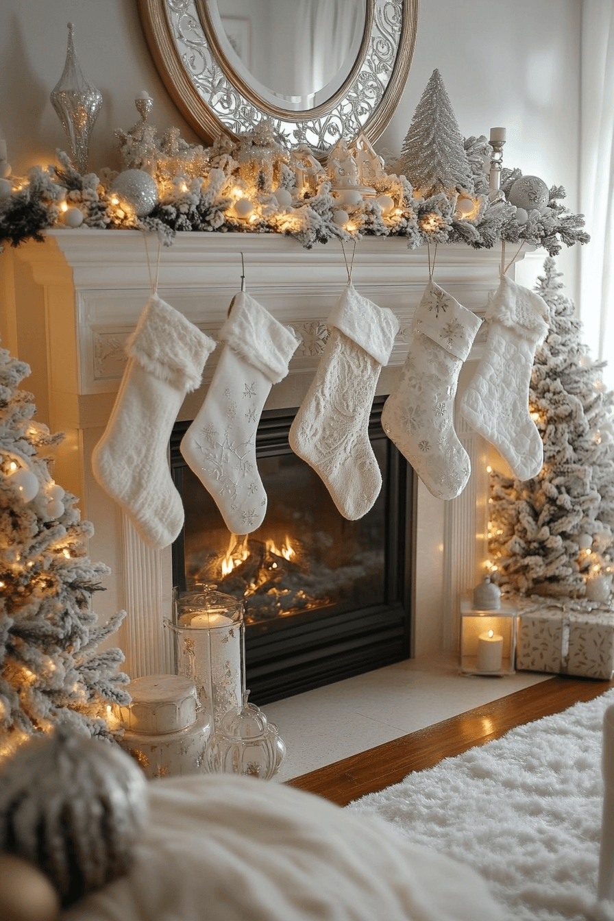 29 Christmas Fireplace Decor Ideas For A Warm Merry Hearth Display 1 christmas fireplace decor