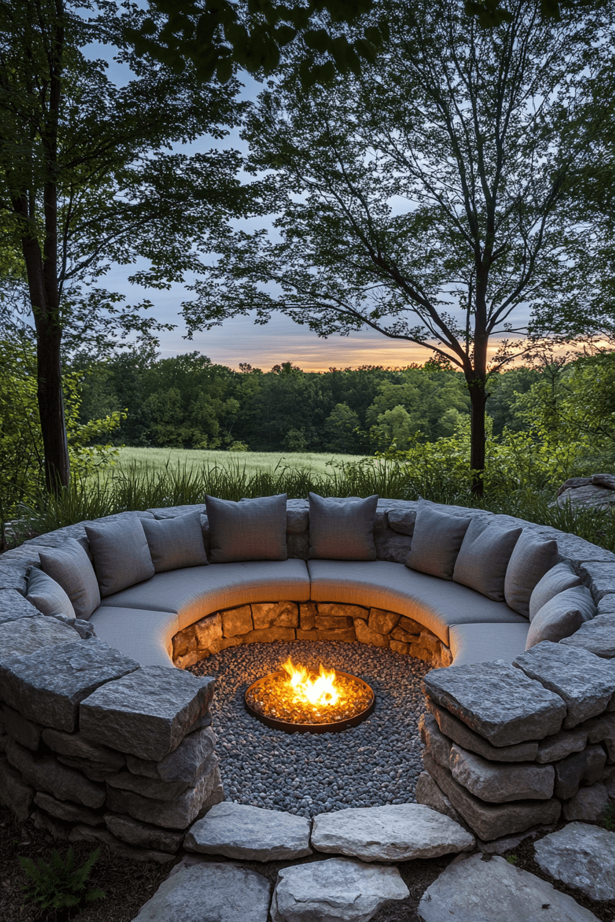 29 Backyard Fire Pit Ideas Lounge Areas That Make Evenings Feel Magical 1 backyard fire pit ideas lounge areas