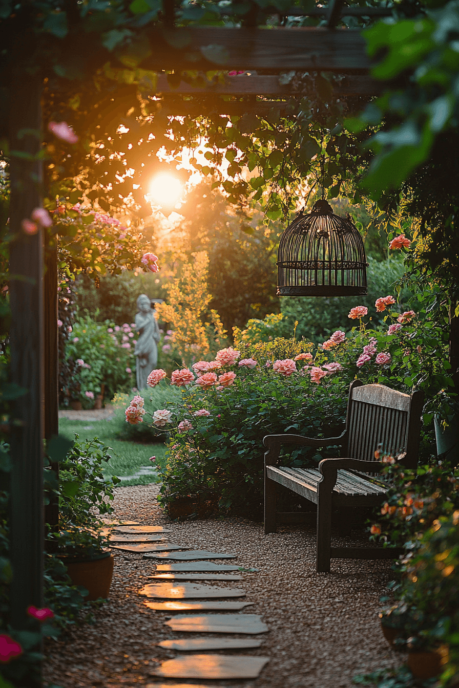 29 Vintage Garden Decor Inspirations To Create A Peaceful Backyard Escape 1 vintage garden decor