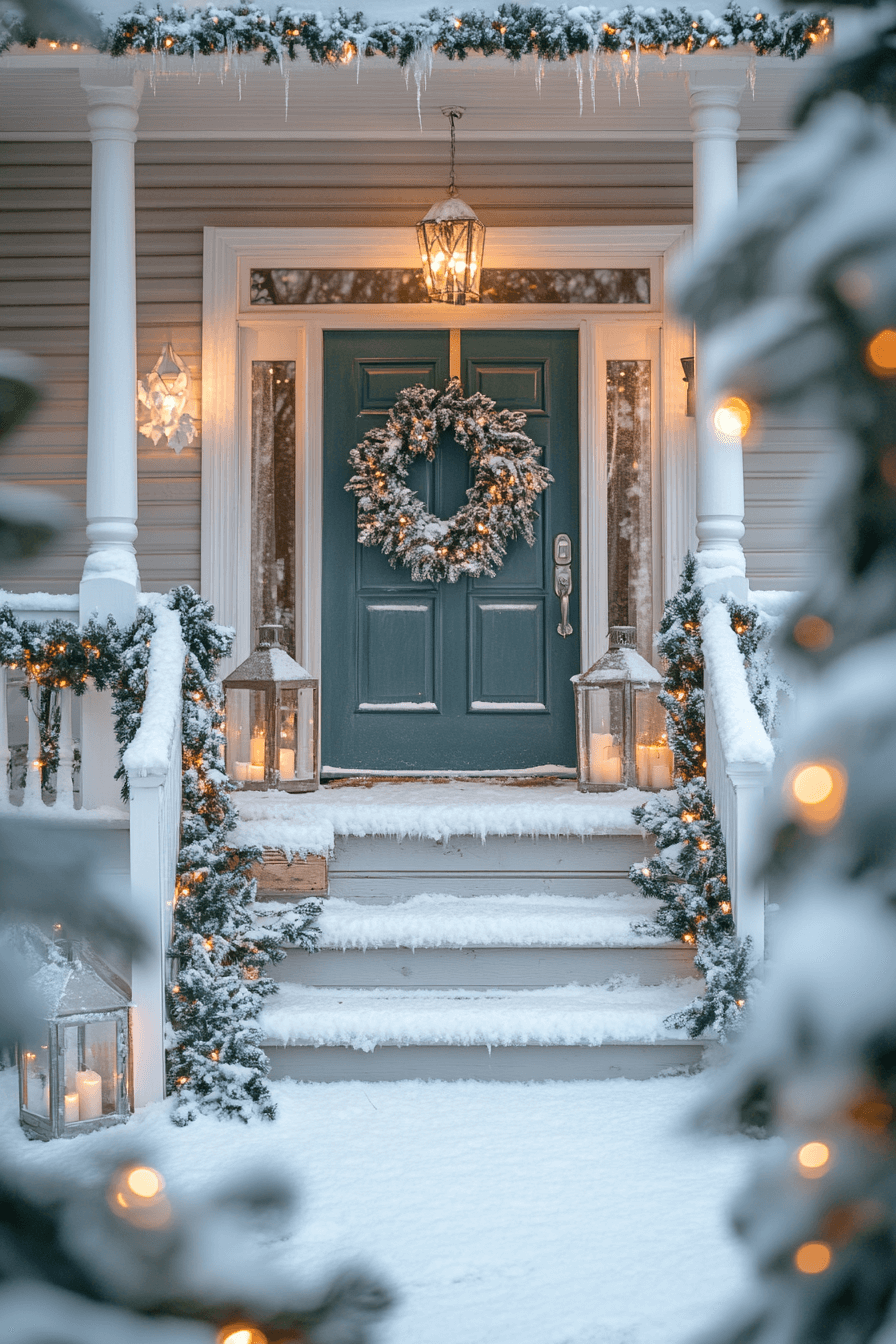 29 Christmas Porch Decor Ideas For A Bright Joy Filled Holiday Look 1 christmas porch decor