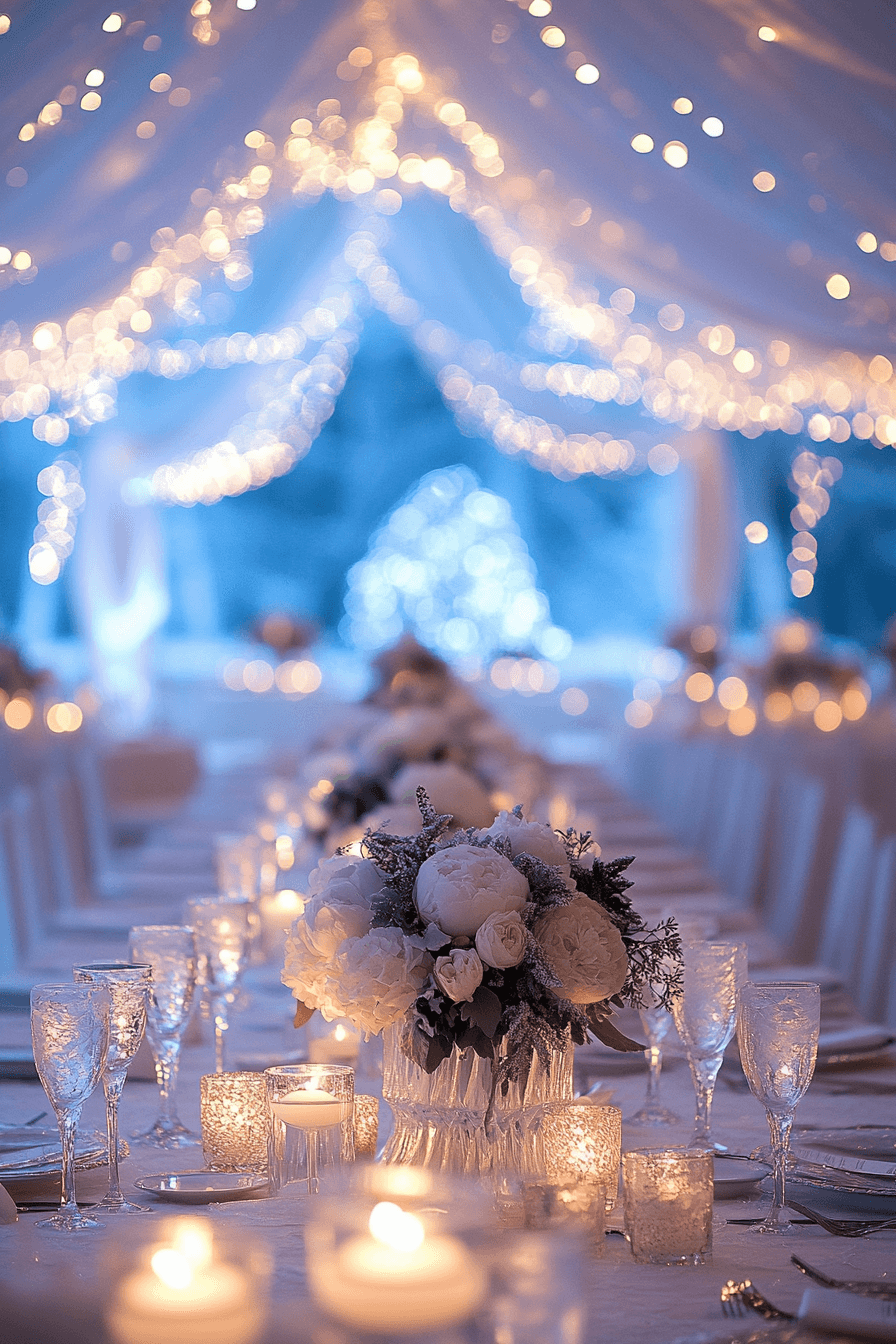 29 Christmas Wedding Ideas For A Stunning Merry Wedding Atmosphere 1 christmas wedding ideas