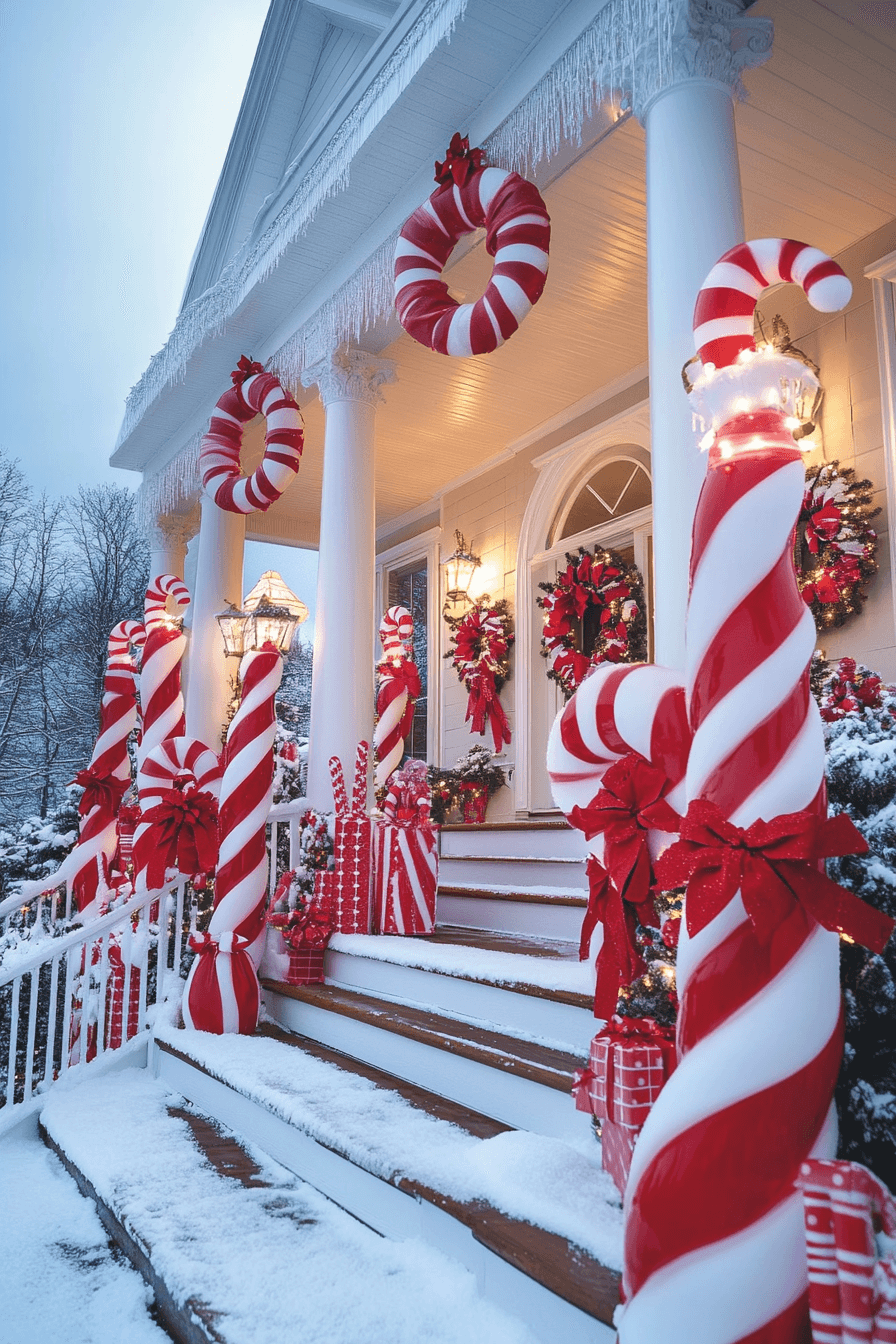 29 Christmas Porch Decor Ideas For A Bright Joy Filled Holiday Look 10 christmas porch decor