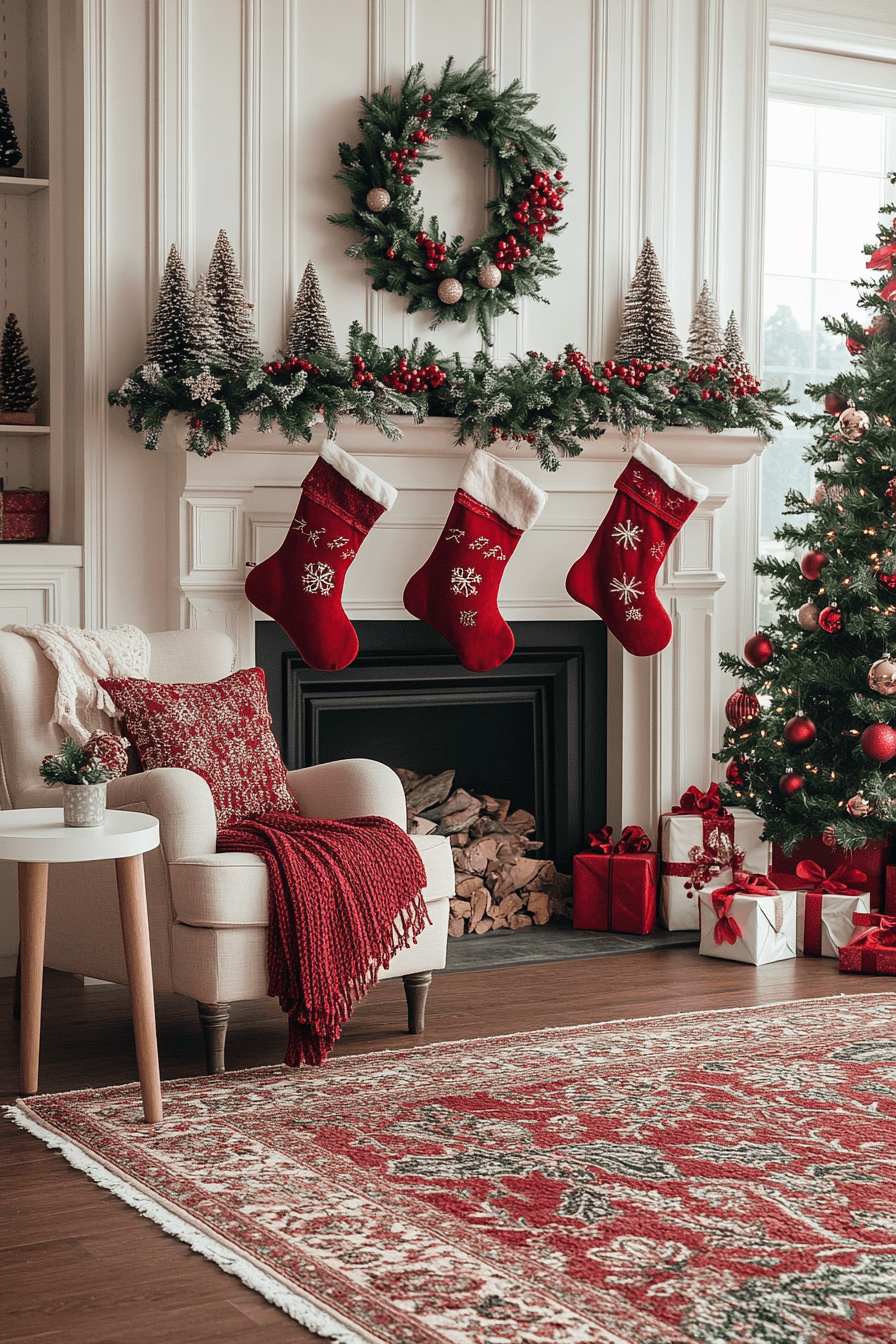 29 Christmas Mantel Decor Ideas For A Stunning Festive Fireplace Style 10 christmas mantel decor