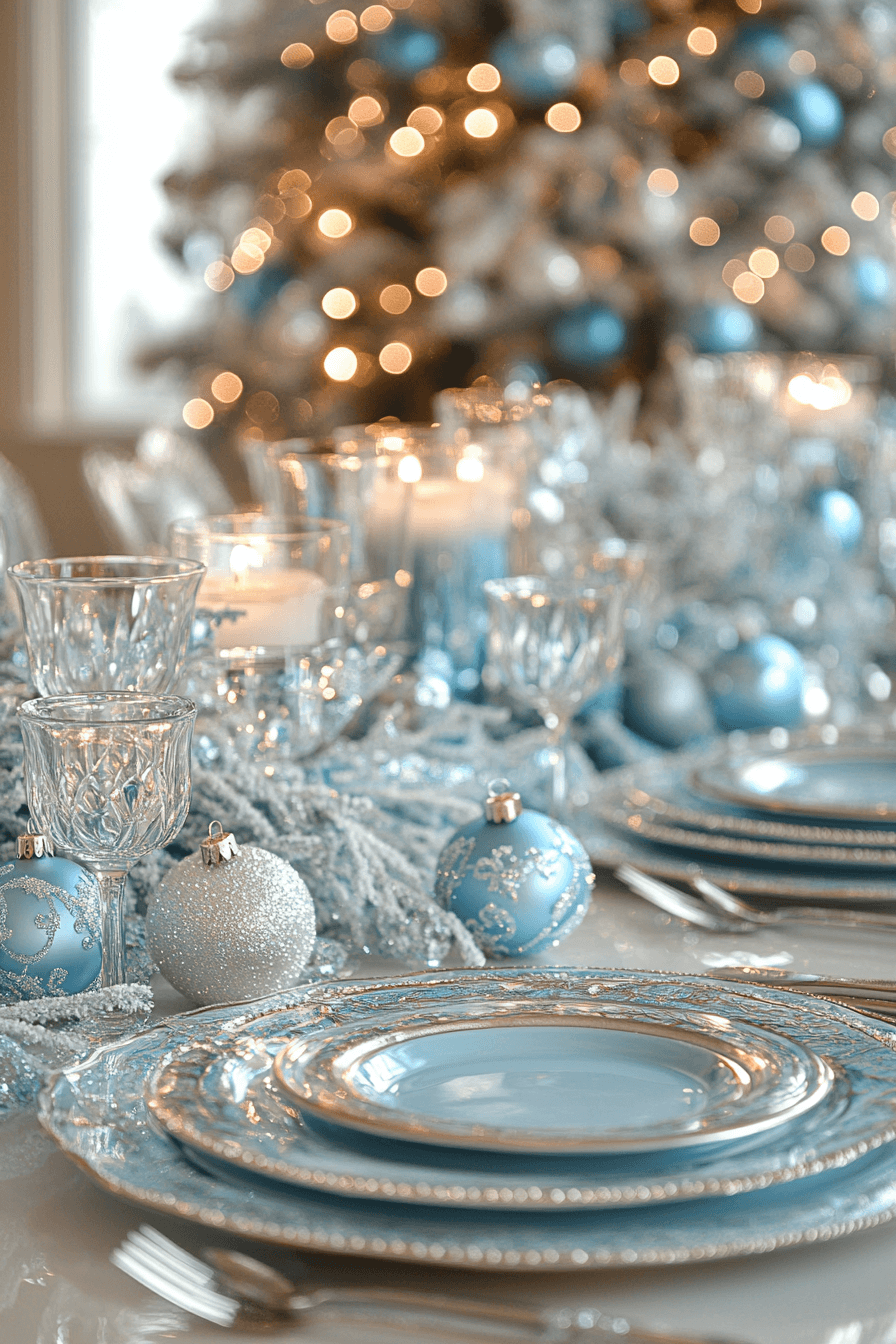 29 Blue Christmas Decor Ideas for a Magical Winter Glow 10 blue christmas decor ideas