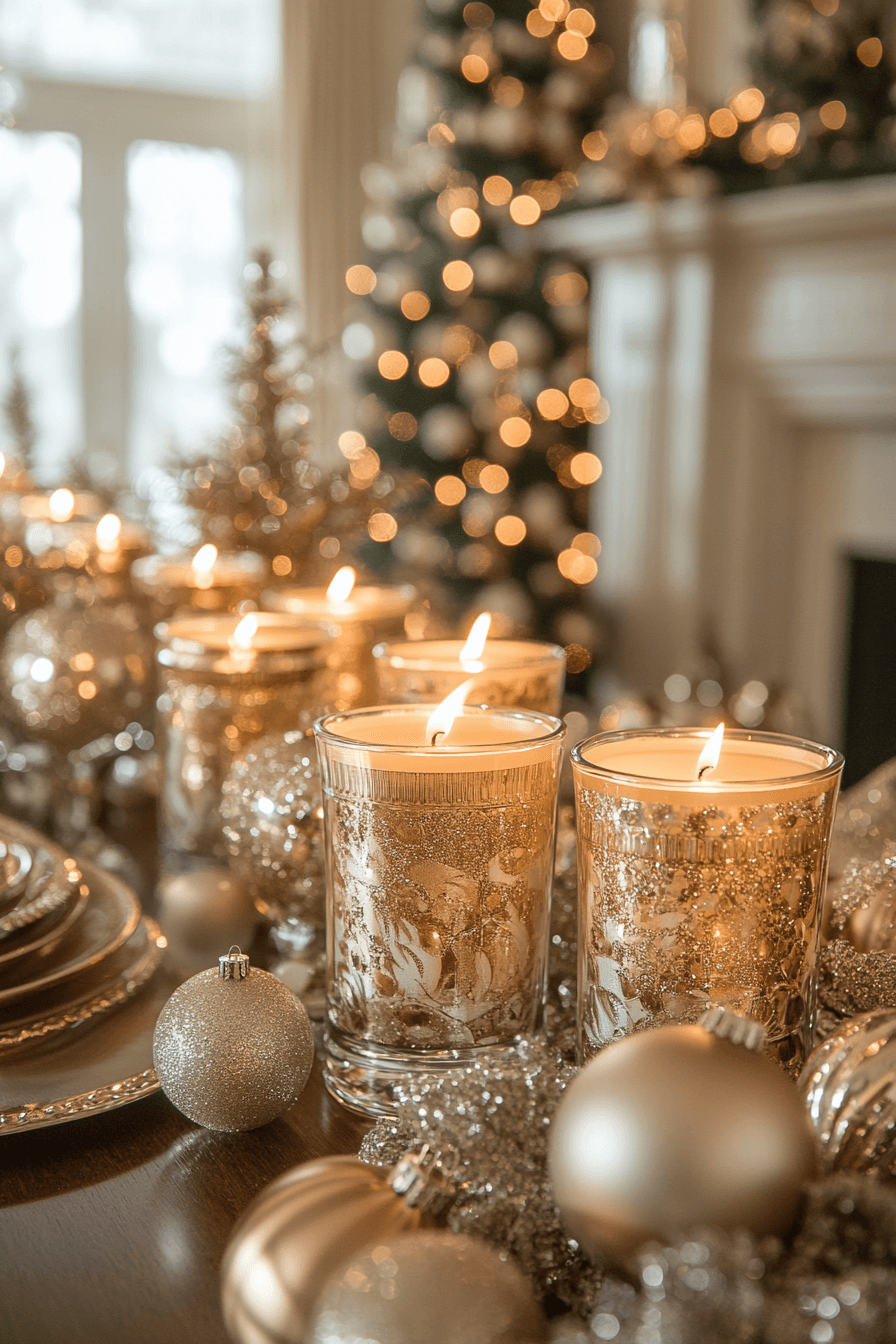 29 Christmas Candle Decor Ideas For A Dreamy Magical Christmas Atmosphere 10 christmas candle decor ideas